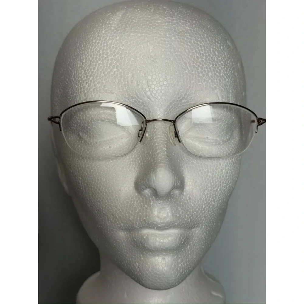 Flexon 651 Marchon Blush Pink Half‎ Rim Oval Eyeglass Frames 49-18-130 RX